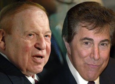 Sheldon Adelson Steve Wynn anti-online gambling